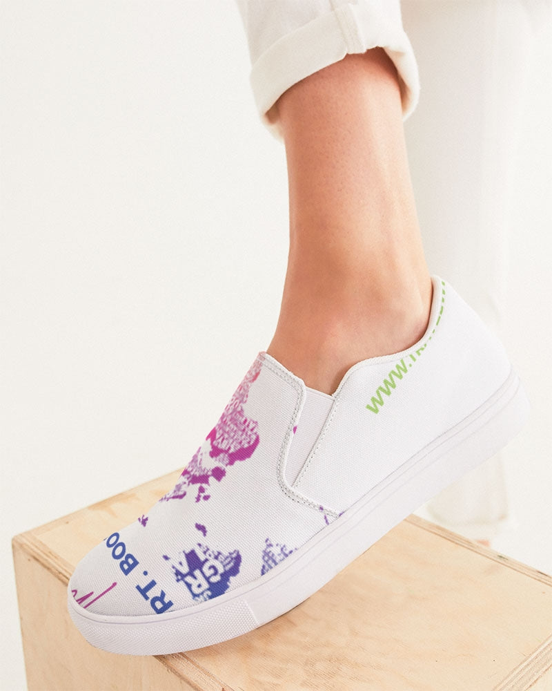 Travel with Centoria T-Shirt Women's Slip-On Canvas Shoe