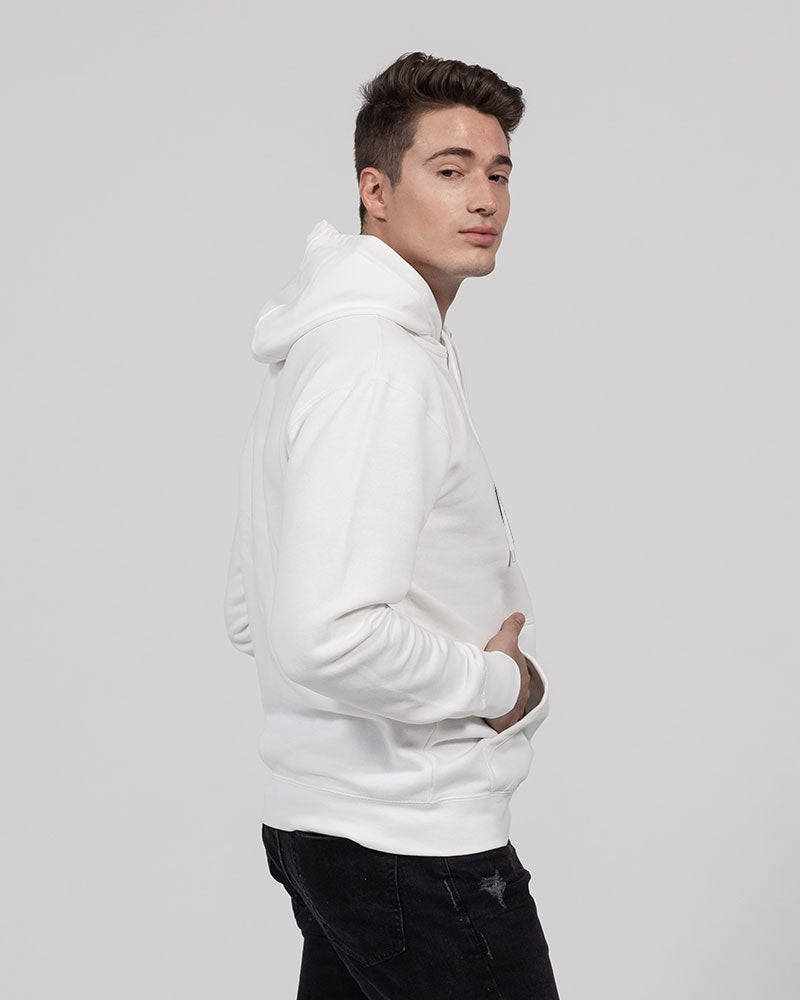 John Marcus - Black & White Unisex Premium Pullover Hoodie | Lane Seven