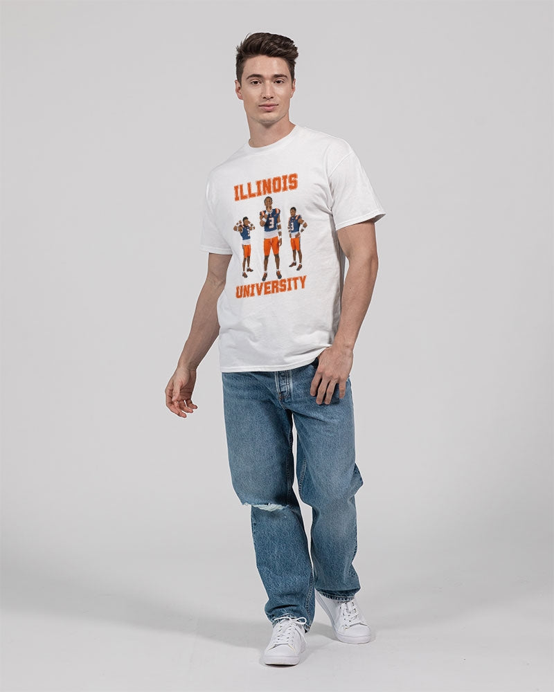 Illinois - 6 Front Unisex Heavy Cotton T-Shirt | Gildan