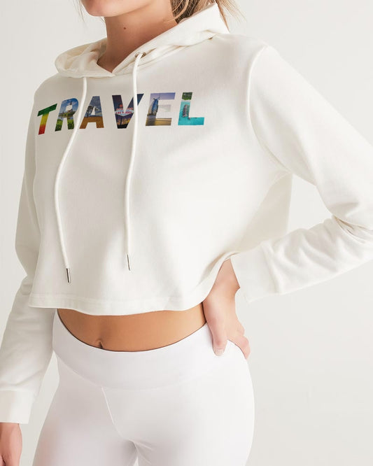 Travel Women's Cropped Hoodie