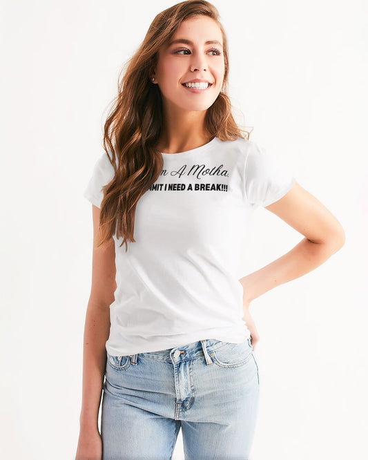 Motha - Black Font Women's Tee