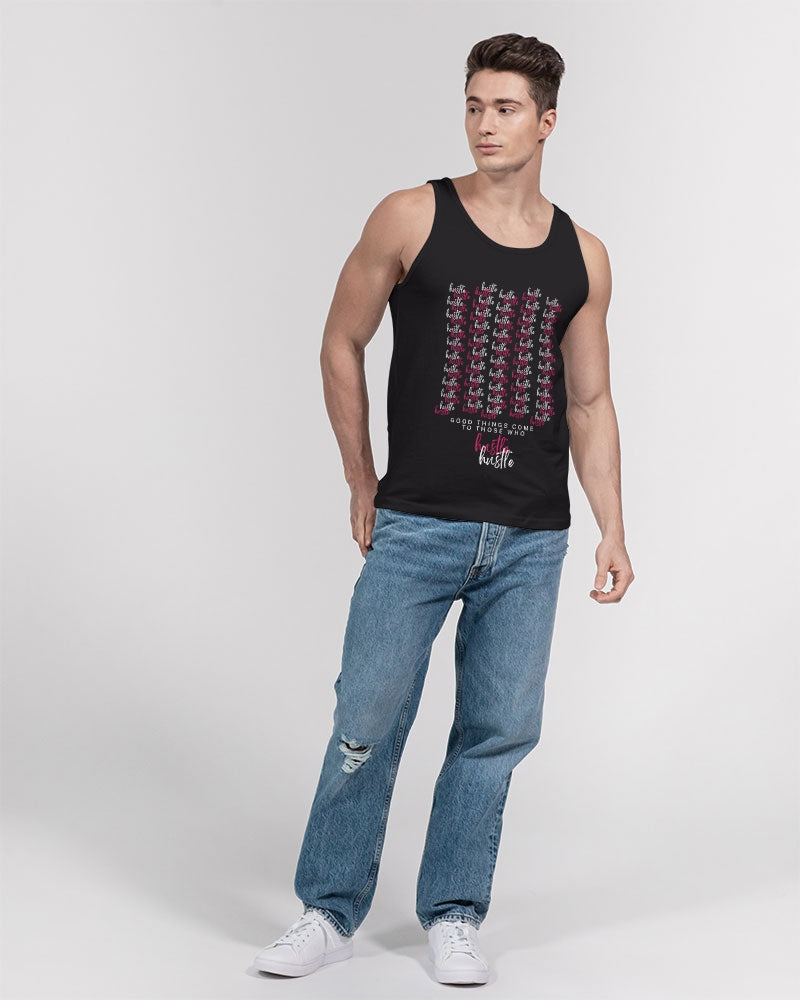 Good Things Come To Those Who Hustle - Tank Unisex Jersey Tank | Bella + Canvas