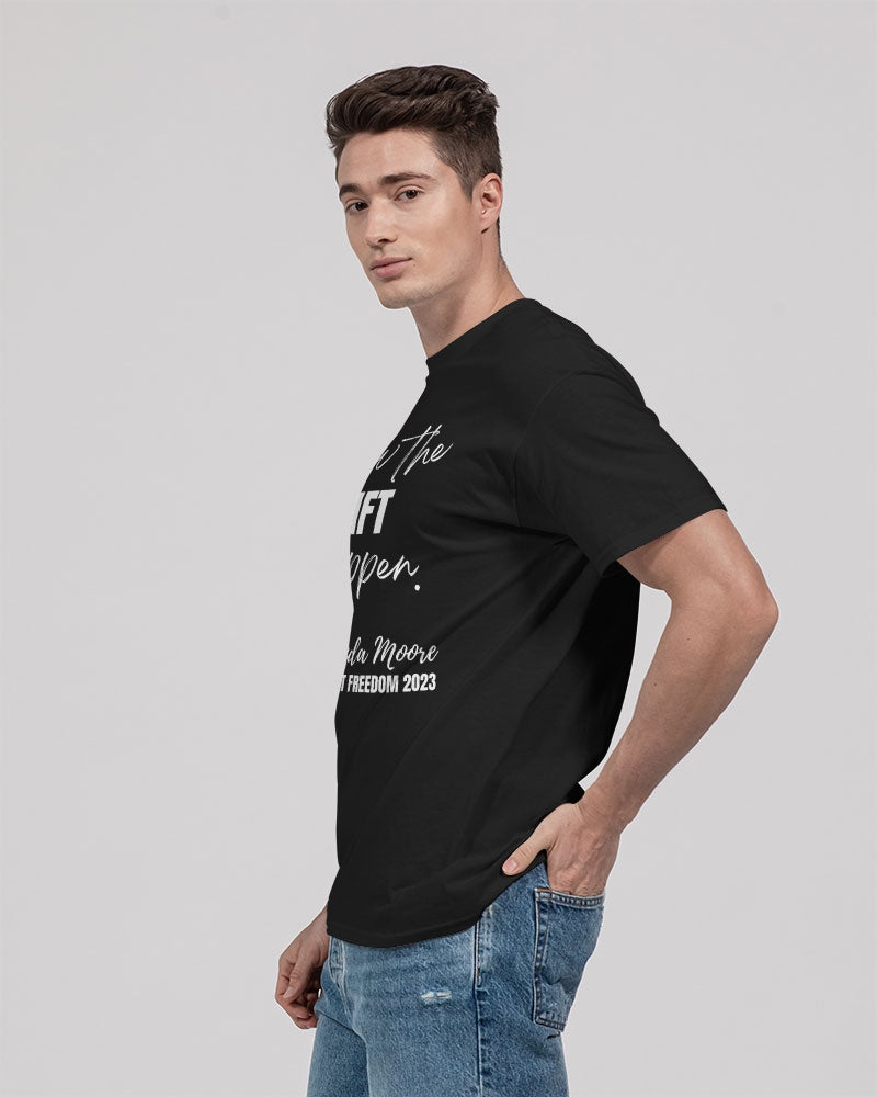 Allow the SHIFT to happen - White Unisex Heavy Cotton T-Shirt | Gildan