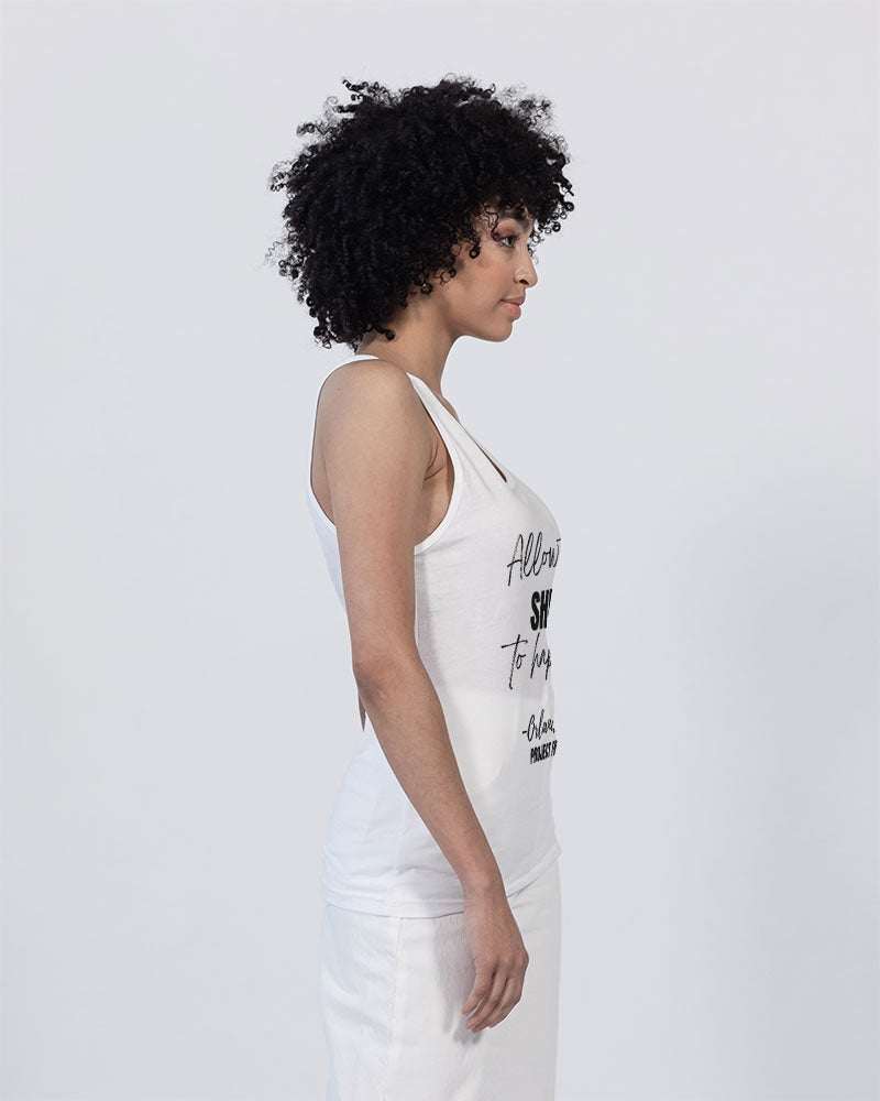 Allow the SHIFT to happen - Black Unisex Jersey Tank | Bella + Canvas