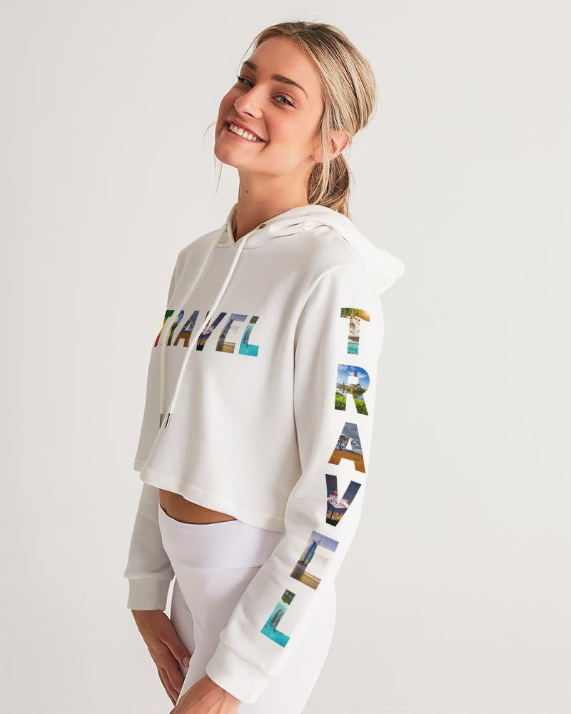 Travel - 1 Women's Cropped Hoodie