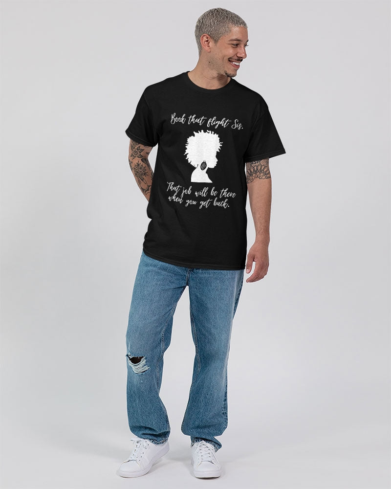 Book That Flight Sis. - Black 2 Unisex Ultra Cotton T-Shirt | Gildan