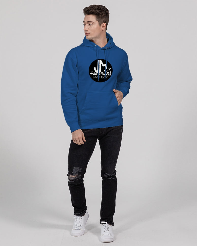 John Marcus - Black & White Unisex Premium Pullover Hoodie | Lane Seven
