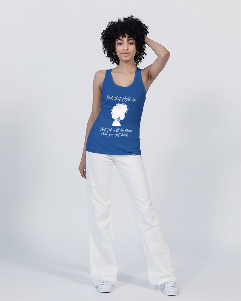 Book That Flight Sis. - Royal Unisex Jersey Tank | Bella + Canvas