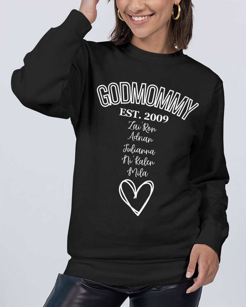 GOD MOMMY - CARLISA Unisex Premium Crewneck Sweatshirt | Lane Seven