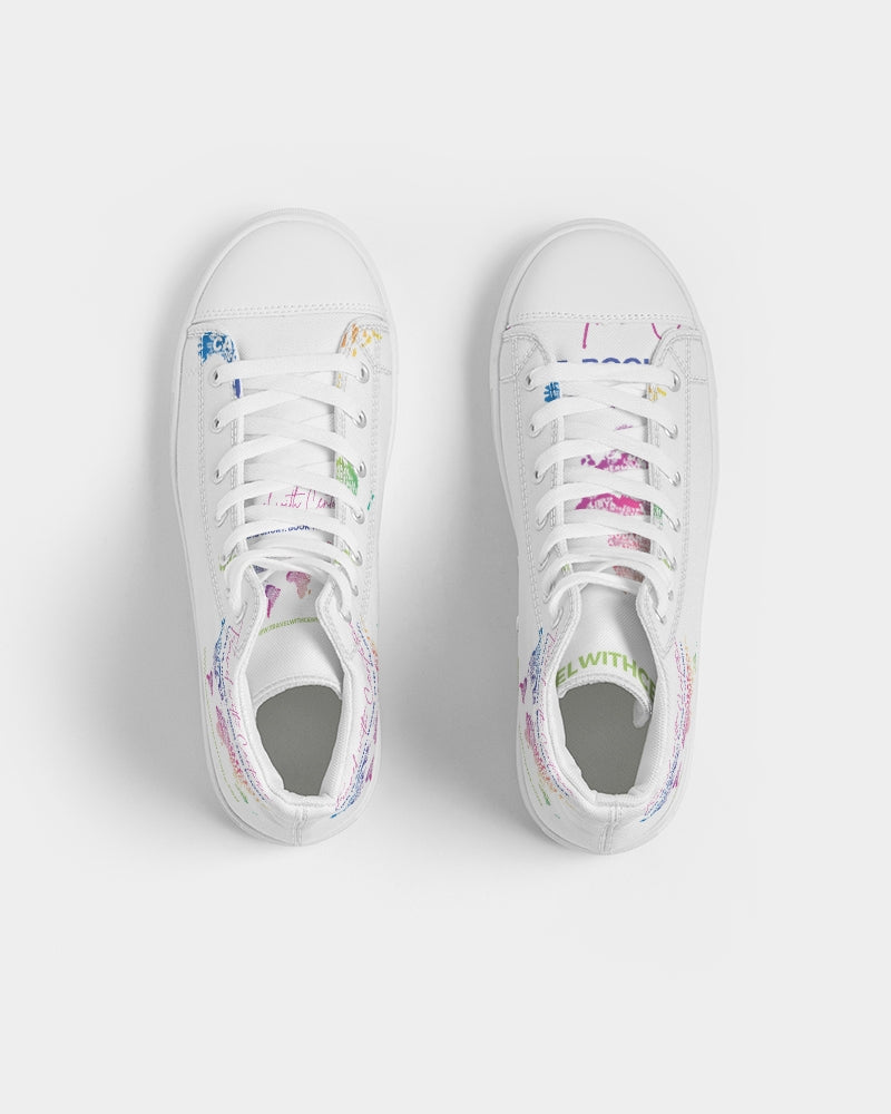 Travel with Centoria T-Shirt Women's Hightop Canvas Shoe