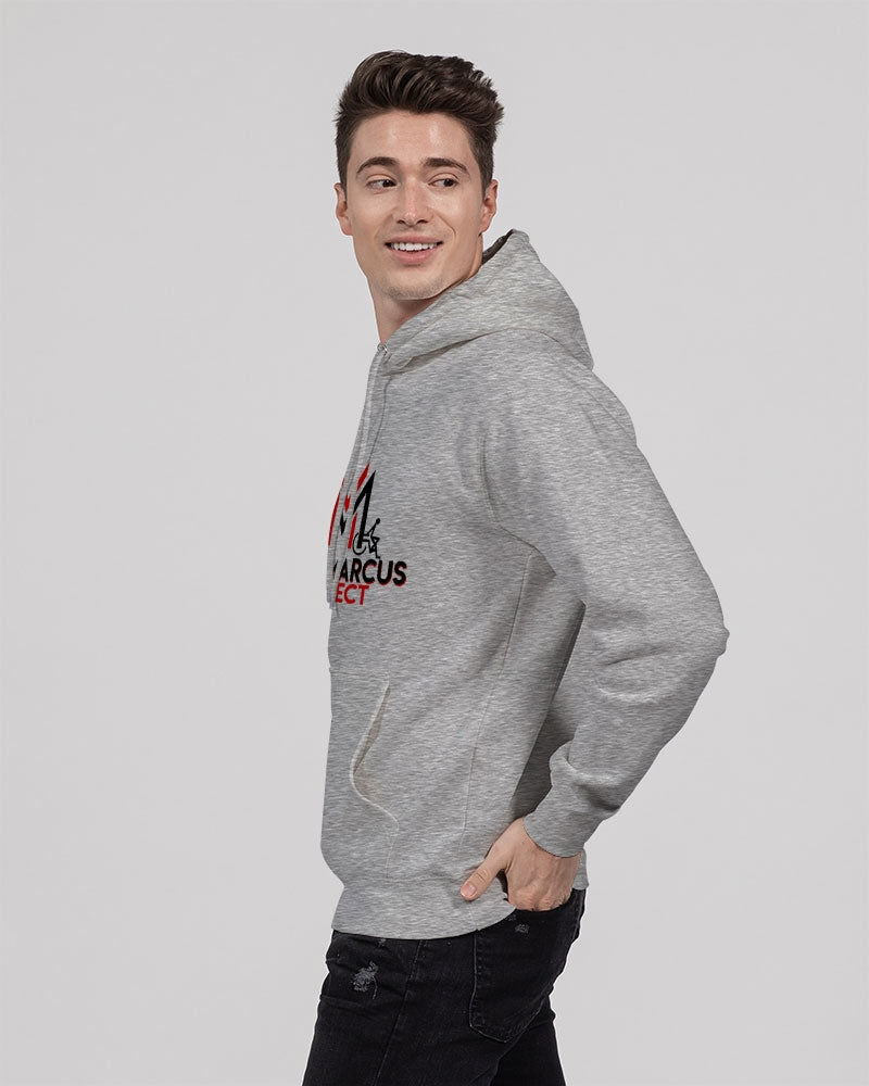 John Marcus - Black & Red Unisex Premium Pullover Hoodie | Lane Seven