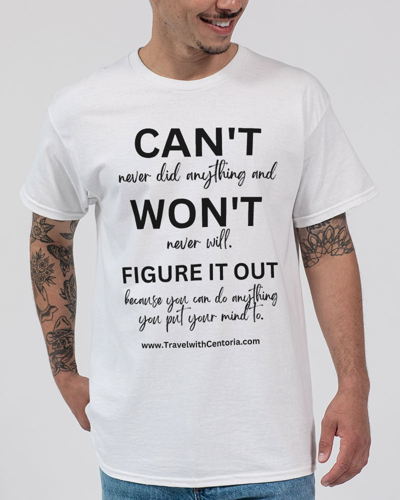 Figure It Out - Black Font Unisex Ultra Cotton T-Shirt | Gildan