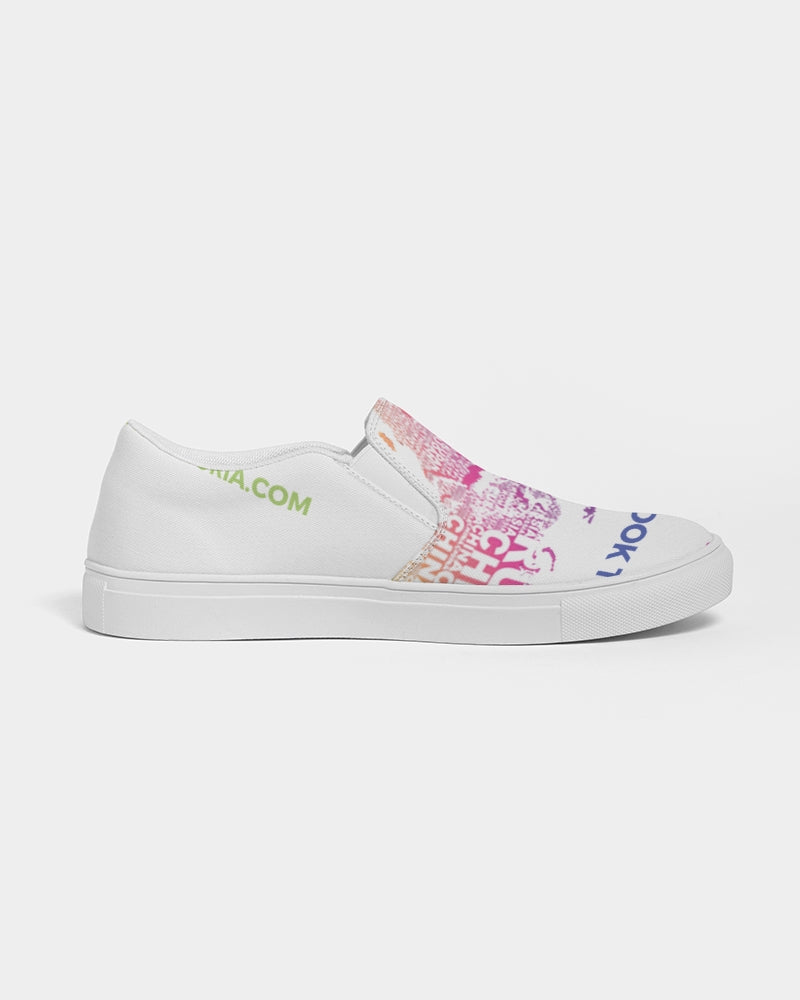 Travel with Centoria T-Shirt Women's Slip-On Canvas Shoe