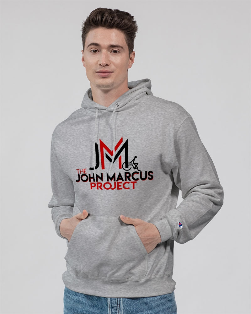 John Marcus - Black & Red Unisex Hoodie | Champion