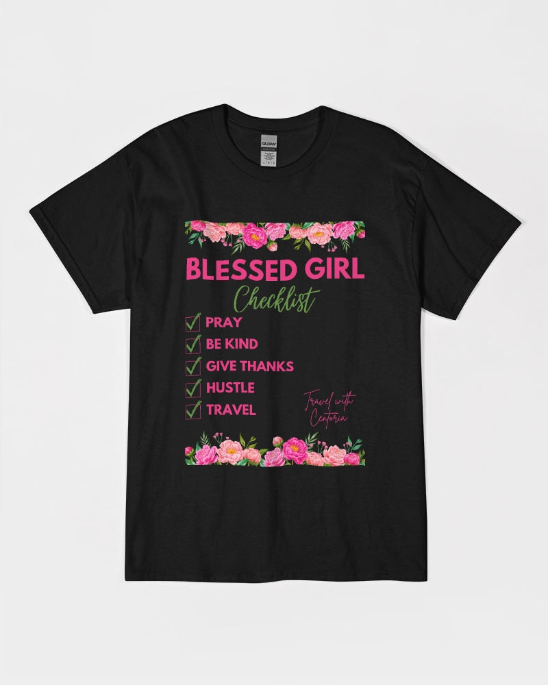 Blessed Girl Checklist Unisex Ultra Cotton T-Shirt | Gildan