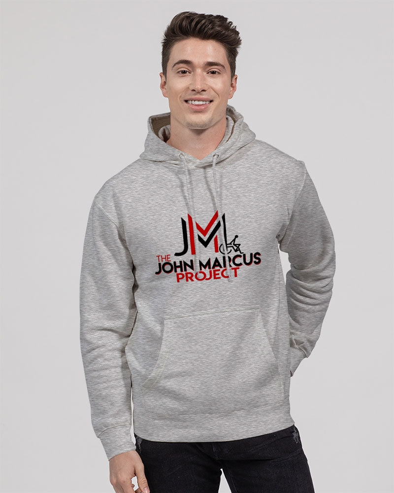John Marcus - Black & Red Unisex Premium Pullover Hoodie | Lane Seven