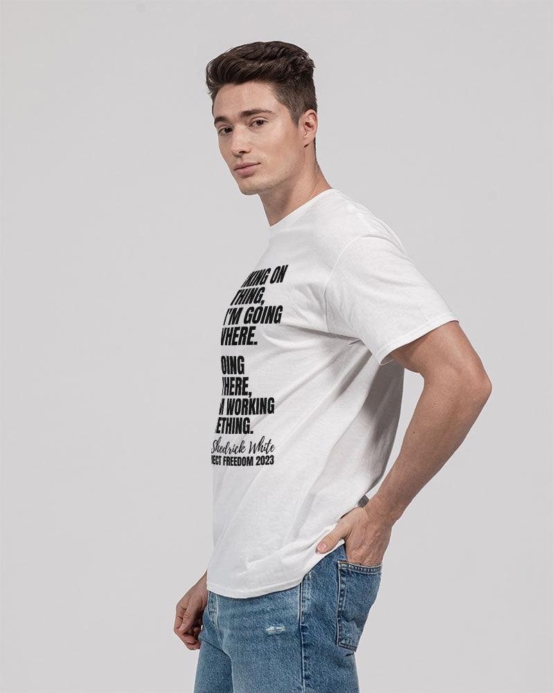 I'm Working On Something Unisex Heavy Cotton T-Shirt | Gildan