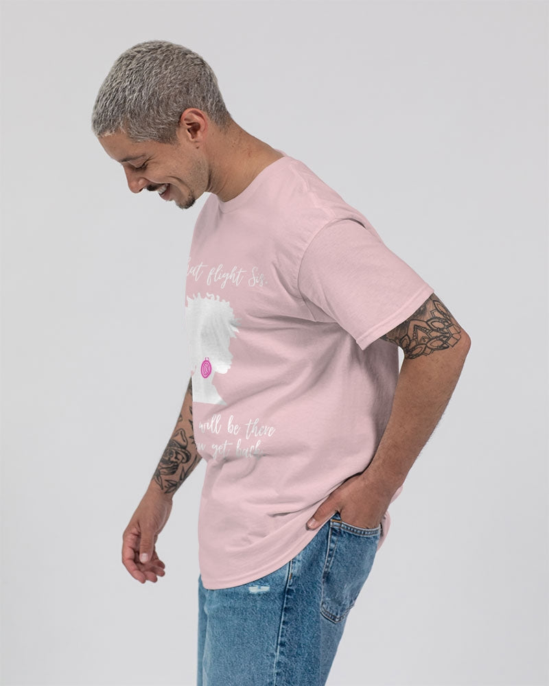 Book That Flight Sis. - White Font Unisex Ultra Cotton T-Shirt | Gildan