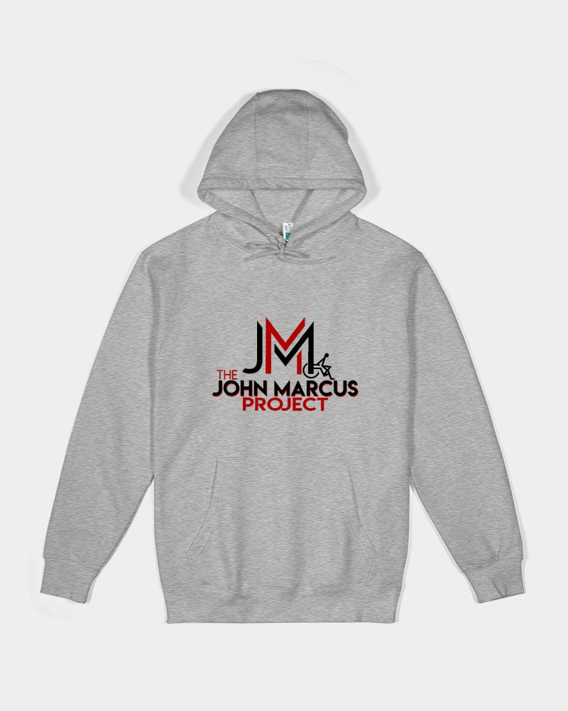 John Marcus - Black & Red Unisex Premium Pullover Hoodie | Lane Seven
