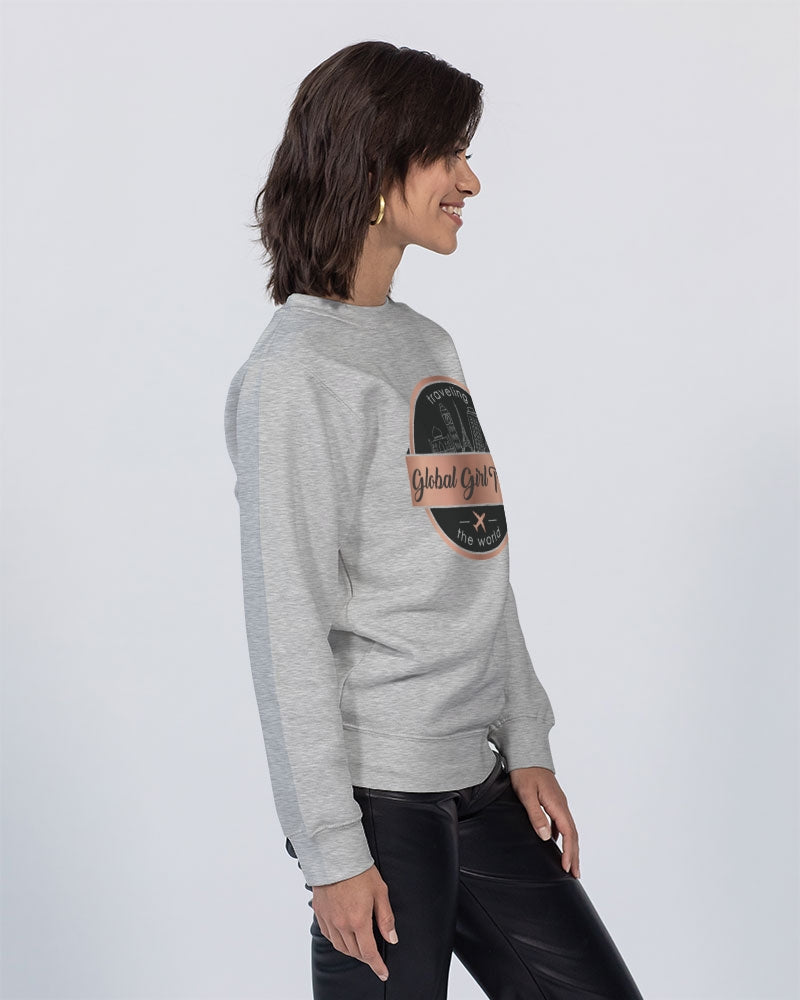 Global Girl Travel Unisex Premium Crewneck Sweatshirt | Lane Seven