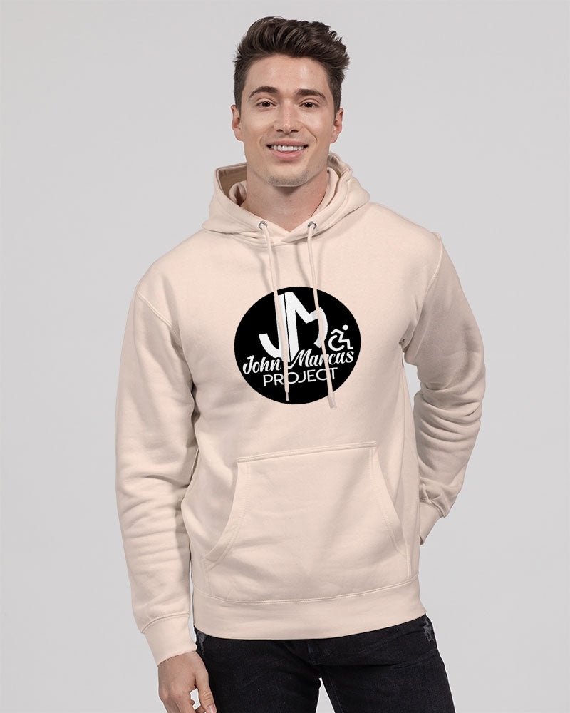 John Marcus - Black & White Unisex Premium Pullover Hoodie | Lane Seven