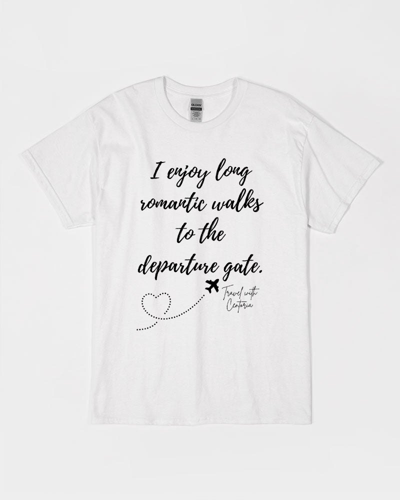 Romantic Walk - Black Font Unisex Ultra Cotton T-Shirt | Gildan