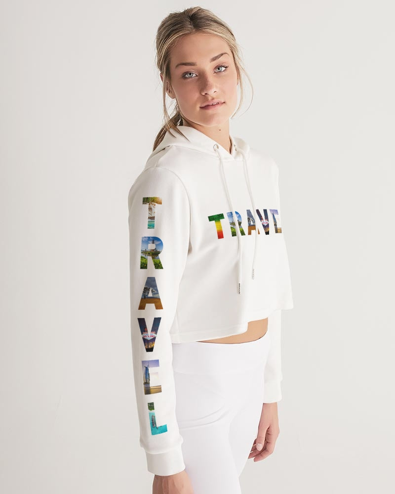 Travel - 1 Women's Cropped Hoodie