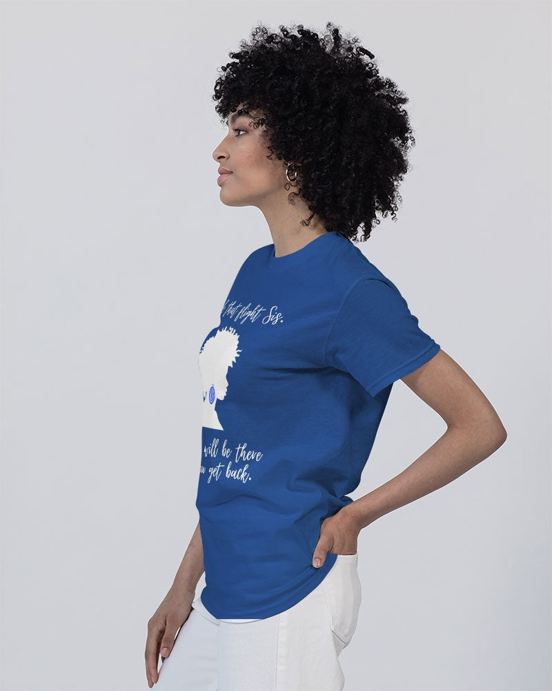 Book That Flight Sis. - Royal Unisex Heavy Cotton T-Shirt | Gildan