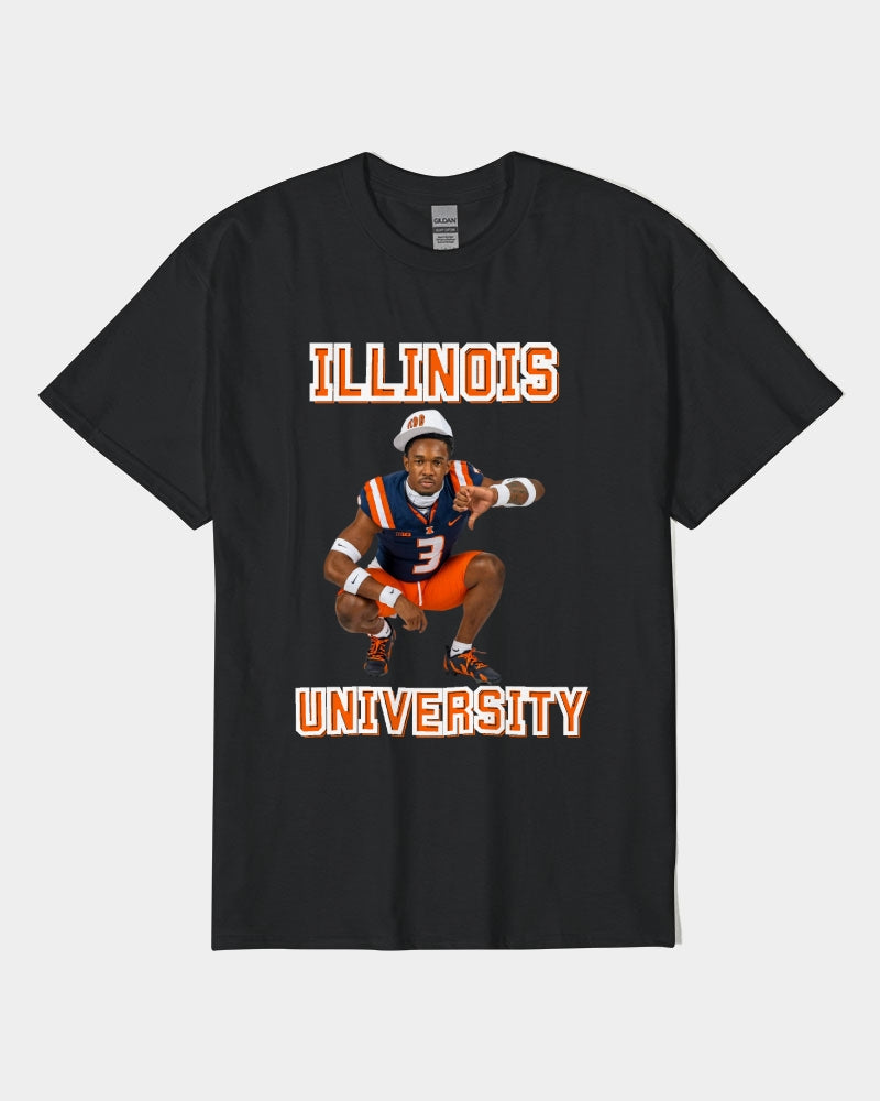 Illinois - 4 Front Unisex Heavy Cotton T-Shirt | Gildan