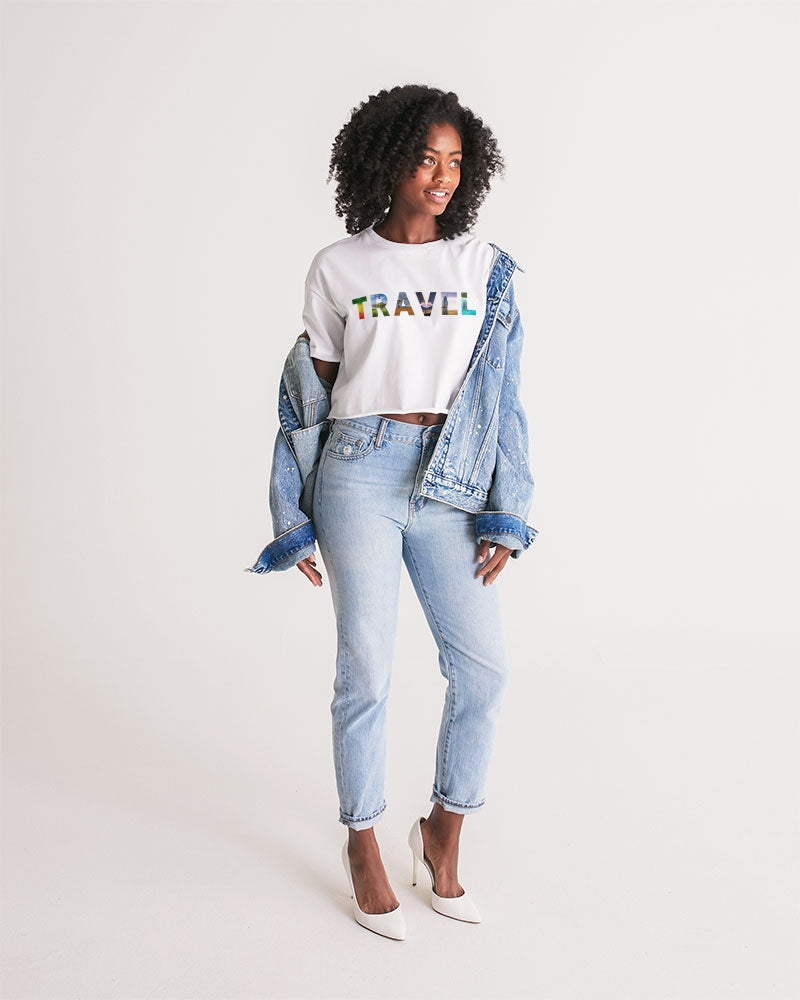 Travel Women's Lounge Cropped Tee