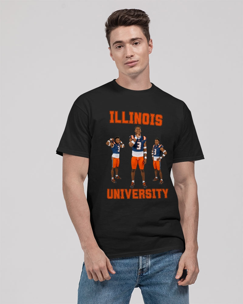 Illinois - 6 Front Unisex Heavy Cotton T-Shirt | Gildan