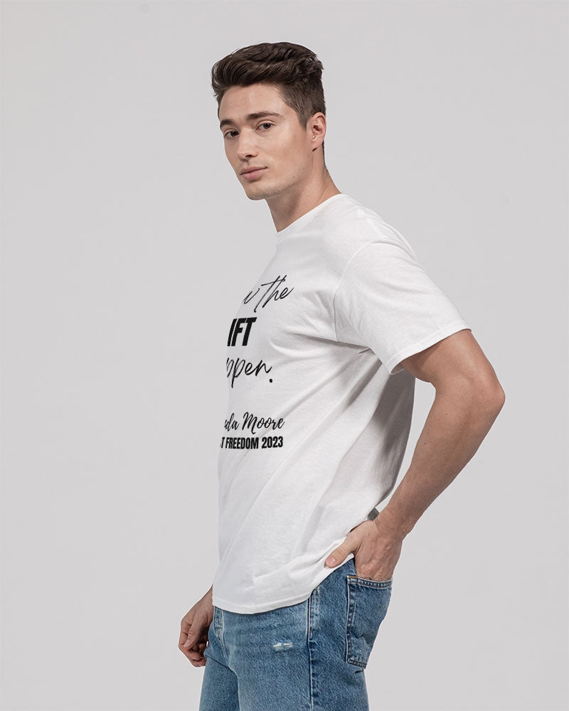 Allow the SHIFT to happen - Black Unisex Heavy Cotton T-Shirt | Gildan