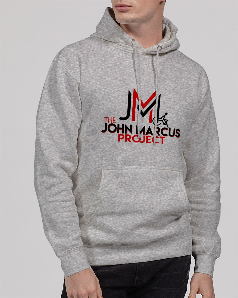 John Marcus - Black & Red Unisex Premium Pullover Hoodie | Lane Seven