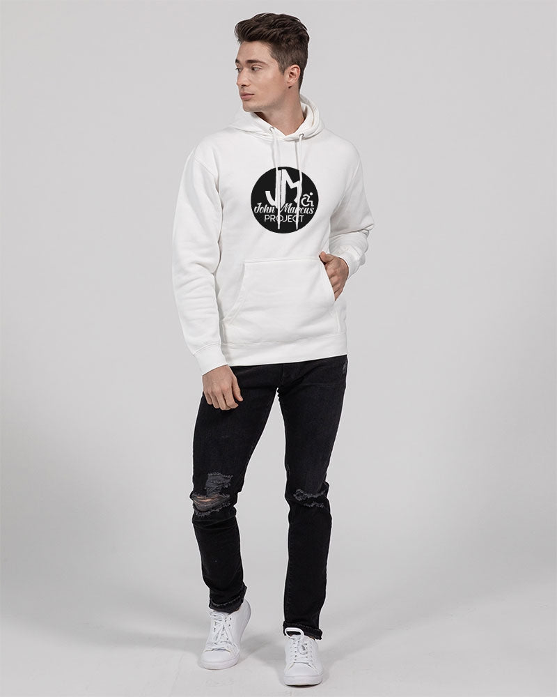 John Marcus - Black & White Unisex Premium Pullover Hoodie | Lane Seven