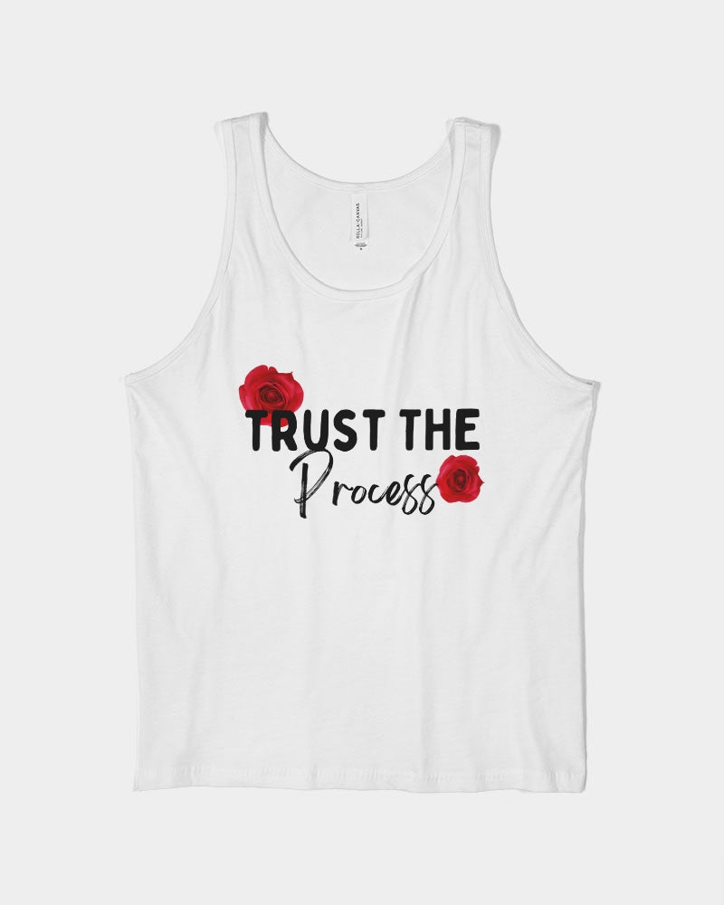 Trust - Black Font Unisex Jersey Tank | Bella + Canvas