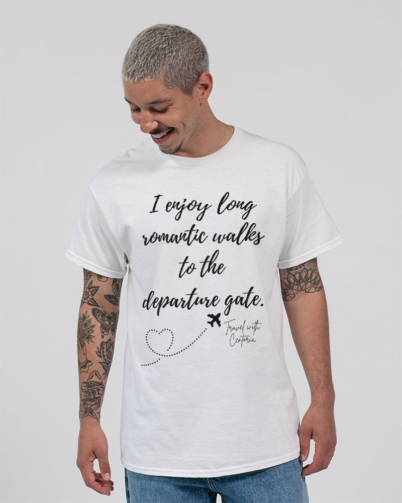 Romantic Walk - Black Font Unisex Ultra Cotton T-Shirt | Gildan