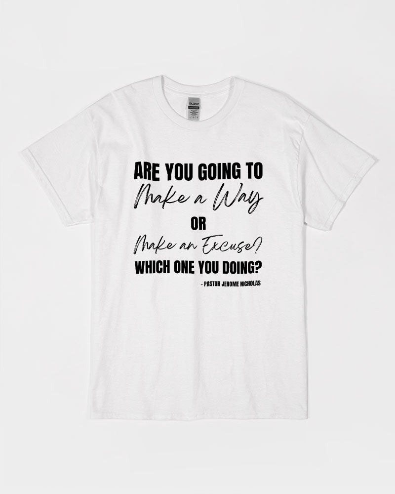 Make A Way - Black Font Unisex Ultra Cotton T-Shirt | Gildan