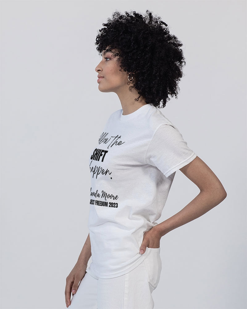 Allow the SHIFT to happen - Black Unisex Heavy Cotton T-Shirt | Gildan