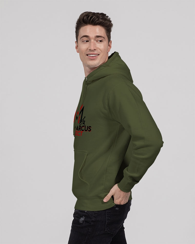 John Marcus - Black & Red Unisex Premium Pullover Hoodie | Lane Seven