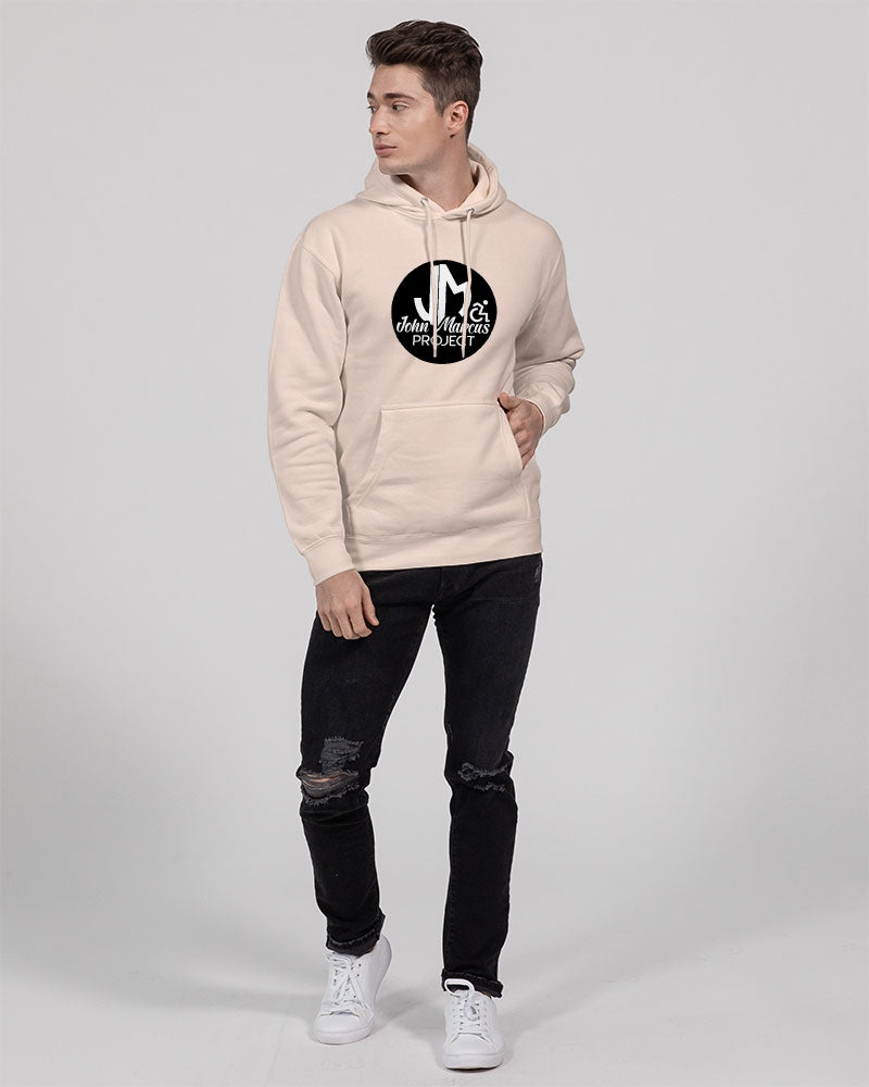 John Marcus - Black & White Unisex Premium Pullover Hoodie | Lane Seven