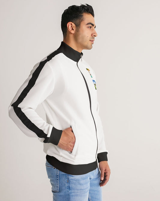Travel - 2 Men's Stripe-Sleeve Track Jacket