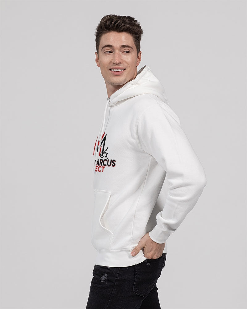 John Marcus - Black & Red Unisex Premium Pullover Hoodie | Lane Seven
