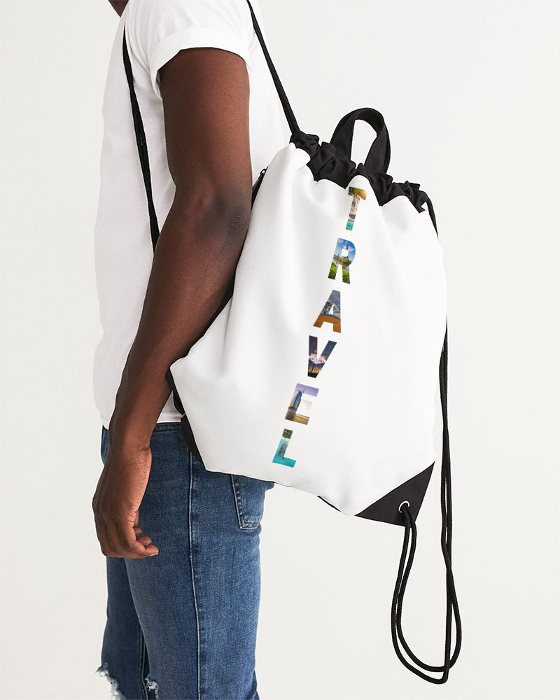 Travel - 2 Canvas Drawstring Bag