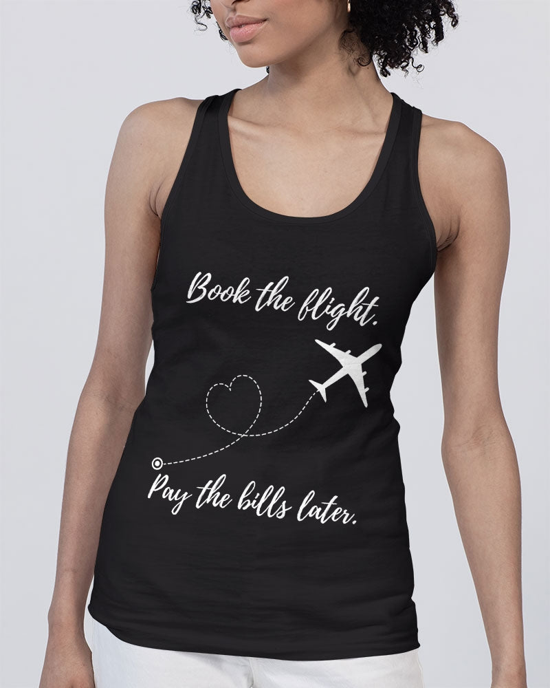 Book the Flight - 2 Unisex Jersey Tank | Bella + Canvas