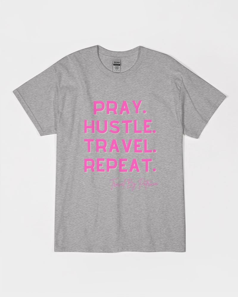Pray Hustle Travel Repeat - Travel By Patricia Unisex Ultra Cotton T-Shirt | Gildan
