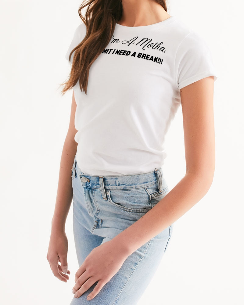 Motha - Black Font Women's Tee