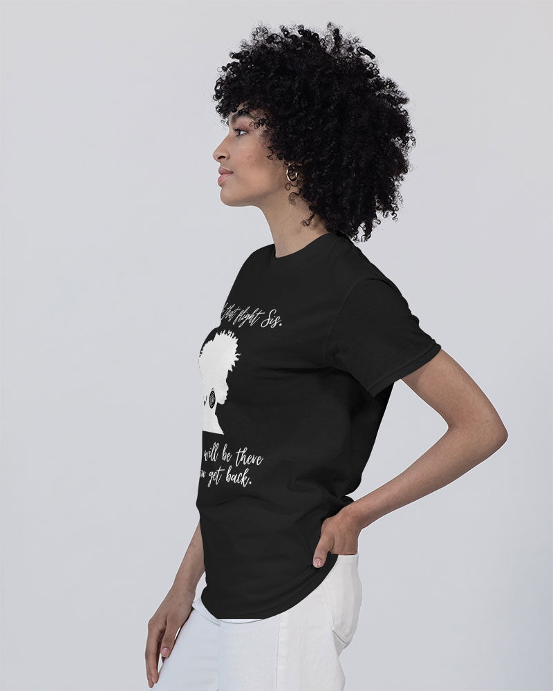 Book That Flight Sis. - Black 2 Unisex Heavy Cotton T-Shirt | Gildan