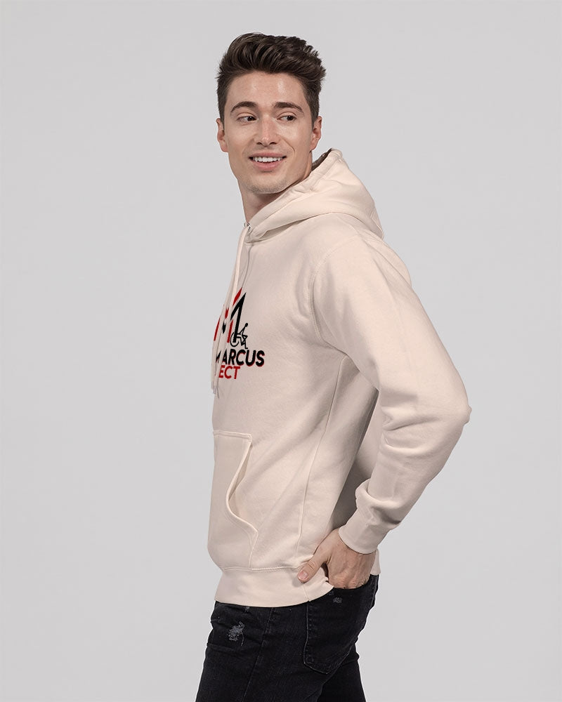 John Marcus - Black & Red Unisex Premium Pullover Hoodie | Lane Seven