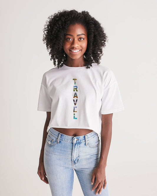 Travel - 2 Women's Lounge Cropped Tee