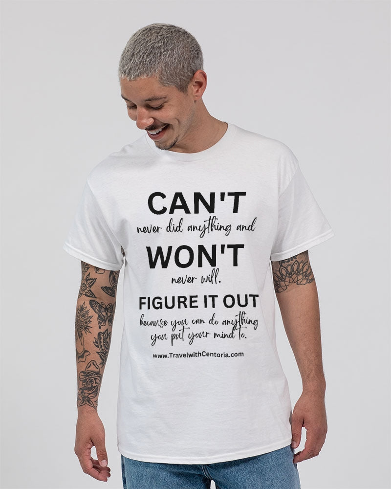 Figure It Out - Black Font Unisex Ultra Cotton T-Shirt | Gildan